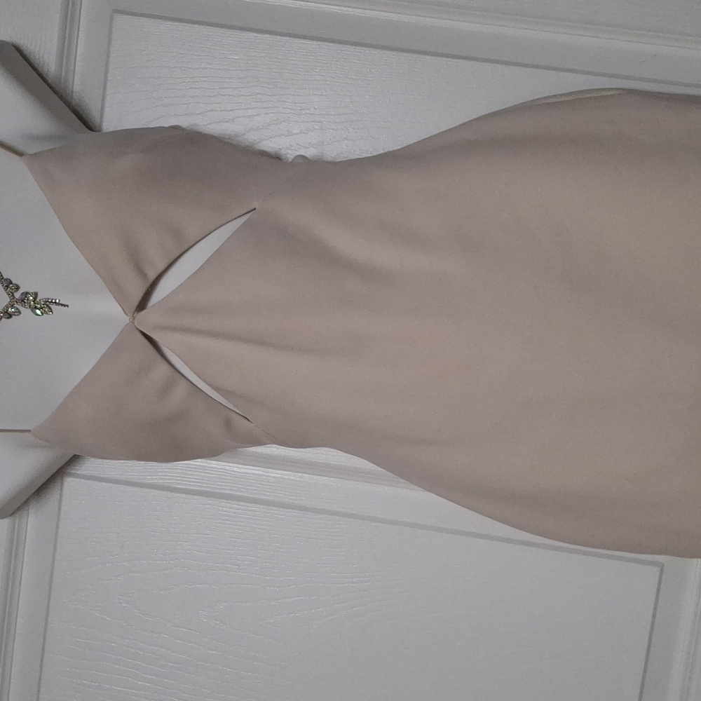 bec + bridge Cream Mini Dress